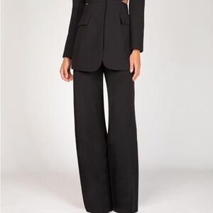 NWT Bianca And Bridgett Ella Black Dress Pant Wide Leg Size 2 US 6 AU